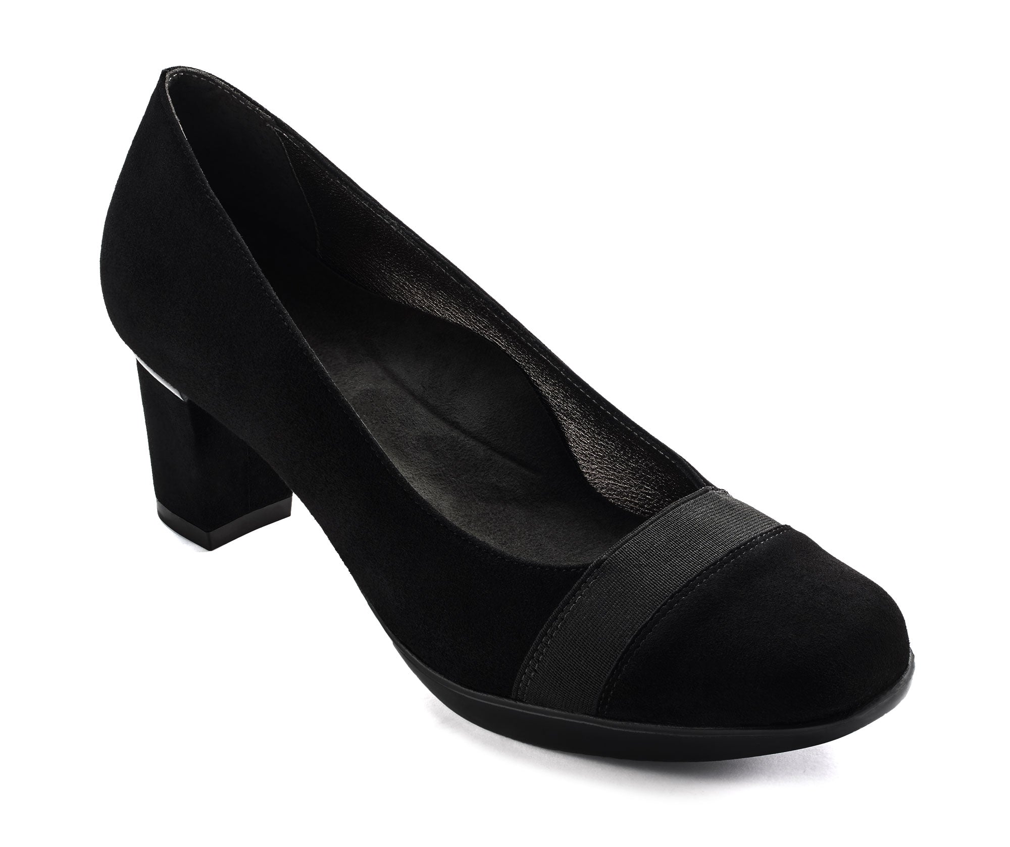 Black suede transy heels | Street Style Store | SSS